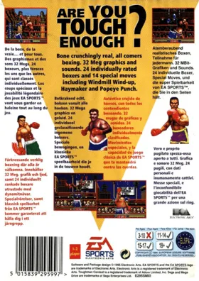 Toughman Contest (USA, Europe) box cover back